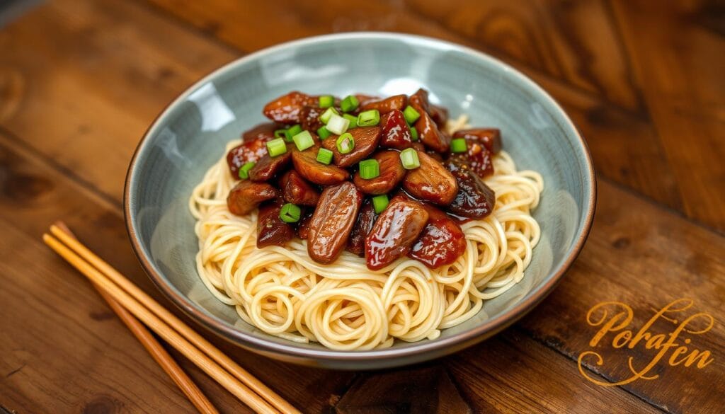 Mongolian Beef and Noodles