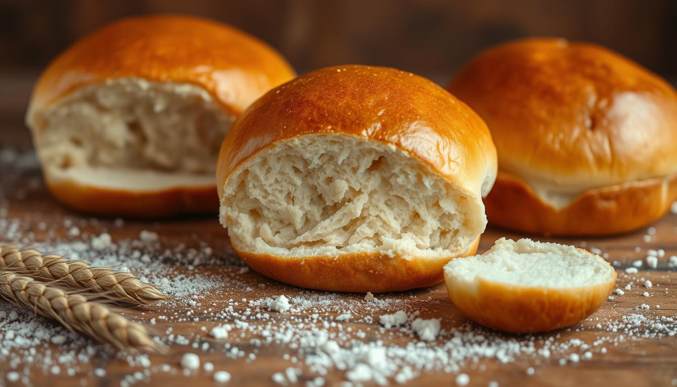 Sourdough hamburger buns